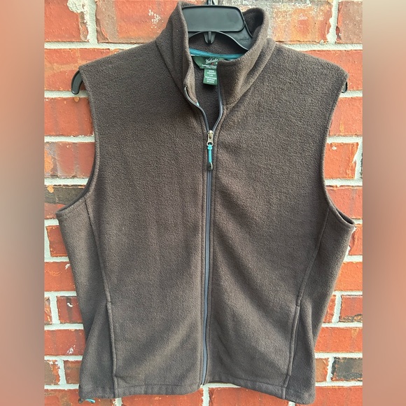 Woolrich Mens Charcoal Gray Full Zip Fleece Vest. Size Large - Picture 1 of 5